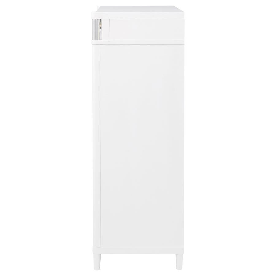 Gracemont 5-drawer Bedroom Chest of Drawers White-zoom-5