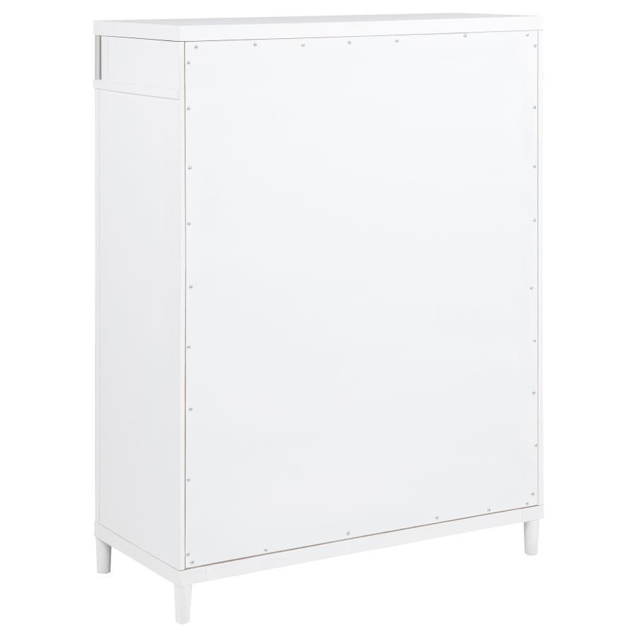 Gracemont 5-drawer Bedroom Chest of Drawers White-zoom-6