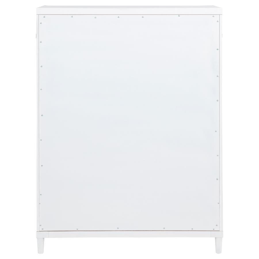 Gracemont 5-drawer Bedroom Chest of Drawers White-7
