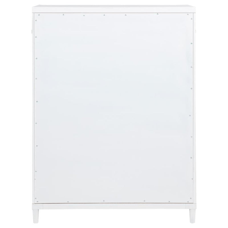 Gracemont 5-drawer Bedroom Chest of Drawers White-zoom-