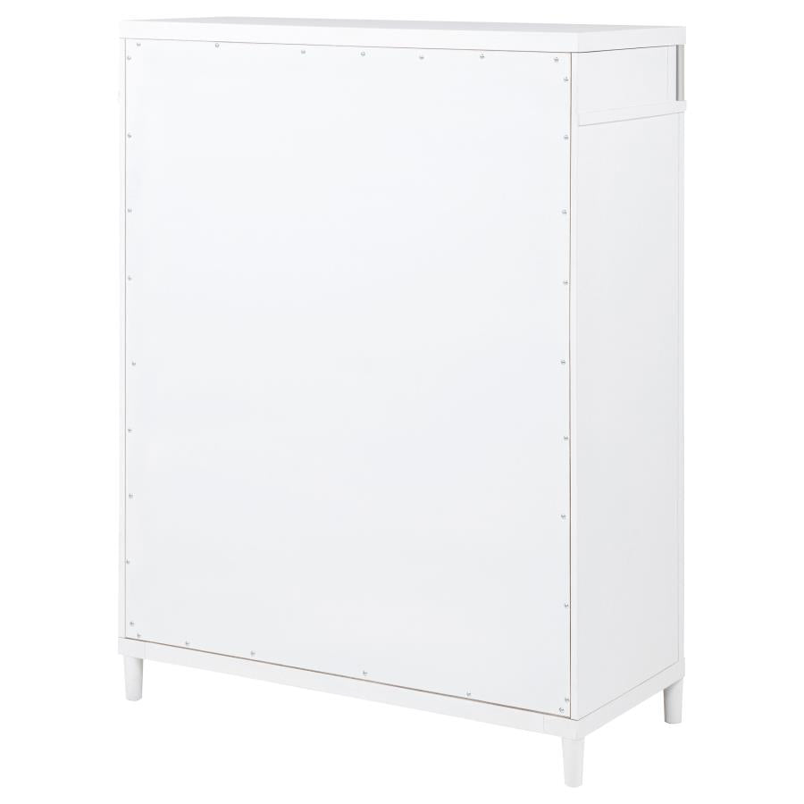 Gracemont 5-drawer Bedroom Chest of Drawers White-zoom-8