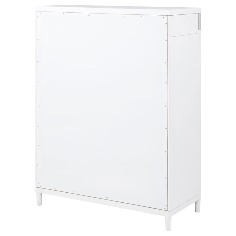 Gracemont 5-drawer Bedroom Chest of Drawers White-zoom-