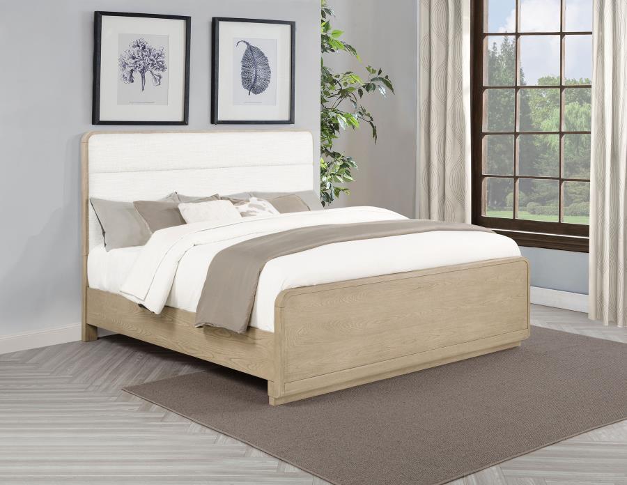 Ladera 56-inch Eastern King Panel Bed Light Elm-zoom-2