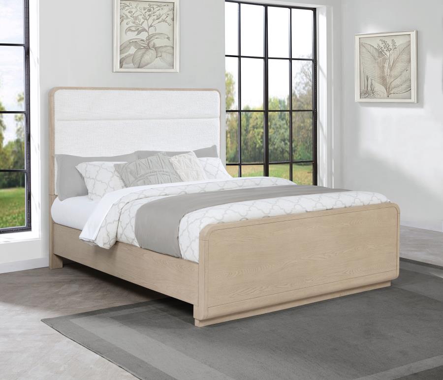 Ladera 56-inch Queen Panel Bed Light Elm-zoom-2