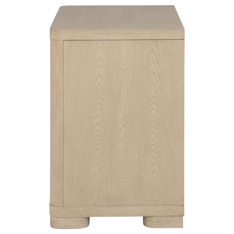 Ladera 2-drawer Nightstand Bedside Table Light Elm-zoom-5