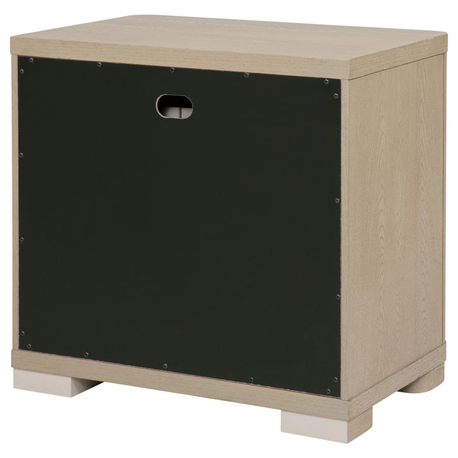 Ladera 2-drawer Nightstand Bedside Table Light Elm-8