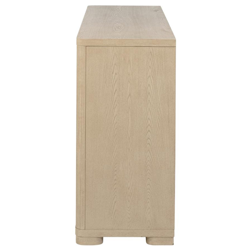 Ladera 6-drawer Bedroom Dresser Light Elm-zoom-
