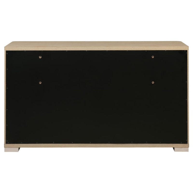 Ladera 6-drawer Bedroom Dresser Light Elm-zoom-