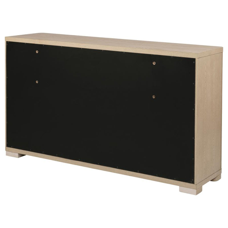 Ladera 6-drawer Bedroom Dresser Light Elm-zoom-