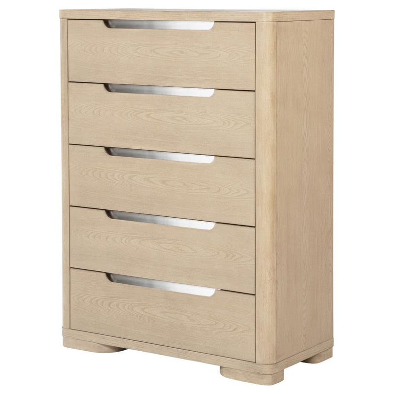 Ladera 5-drawer Bedroom Chest of Drawers Light Elm-zoom-