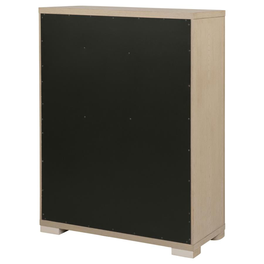 Ladera 5-drawer Bedroom Chest of Drawers Light Elm-8
