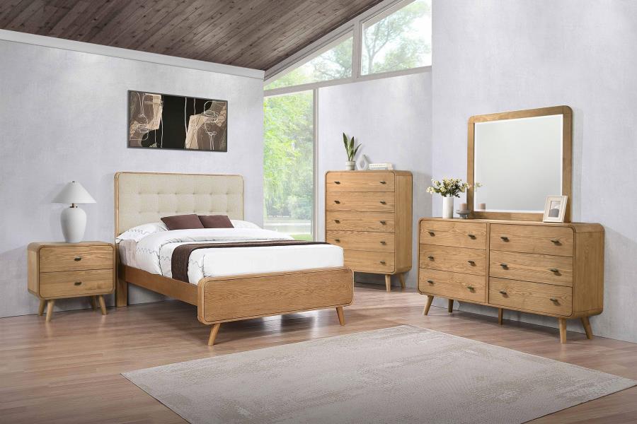 Robyn 5-piece Full Bedroom Set Light Ash-1