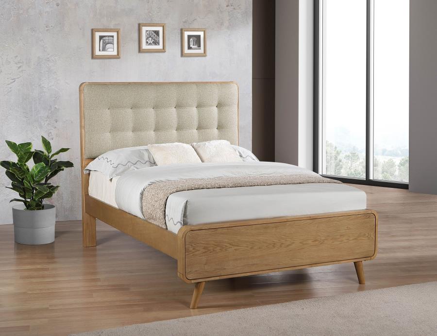 Robyn Wood Full Platform Bed Light Ash-zoom-2