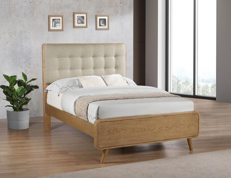 Robyn Wood Full Platform Bed Light Ash-zoom-