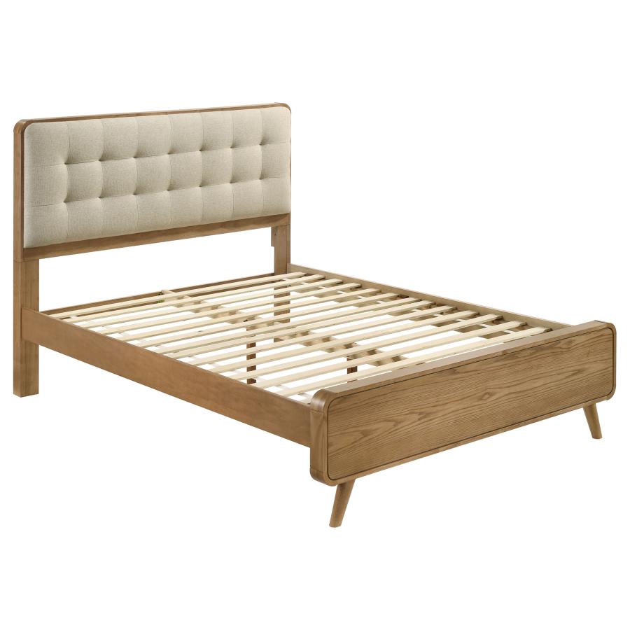 Robyn Wood California King Platform Bed Light Ash-zoom-1