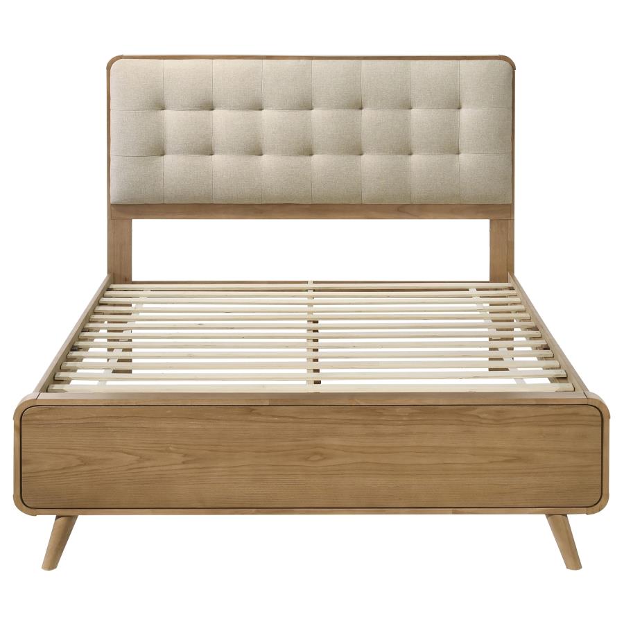 Robyn Wood California King Platform Bed Light Ash-zoom-4