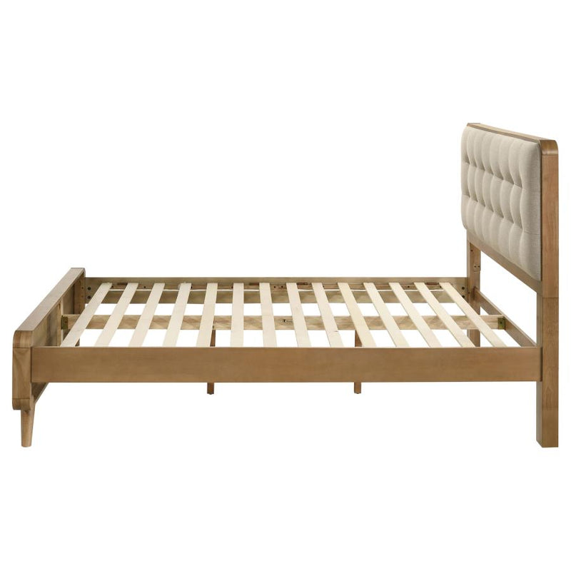 Robyn Wood California King Platform Bed Light Ash-zoom-