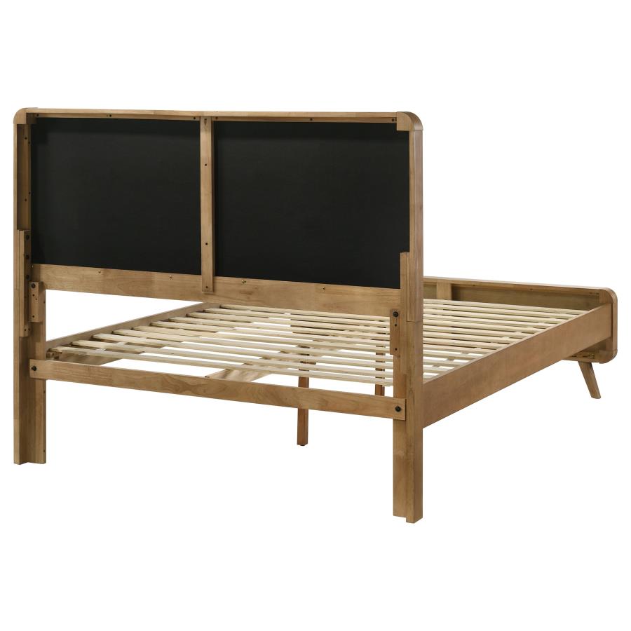 Robyn Wood California King Platform Bed Light Ash-8