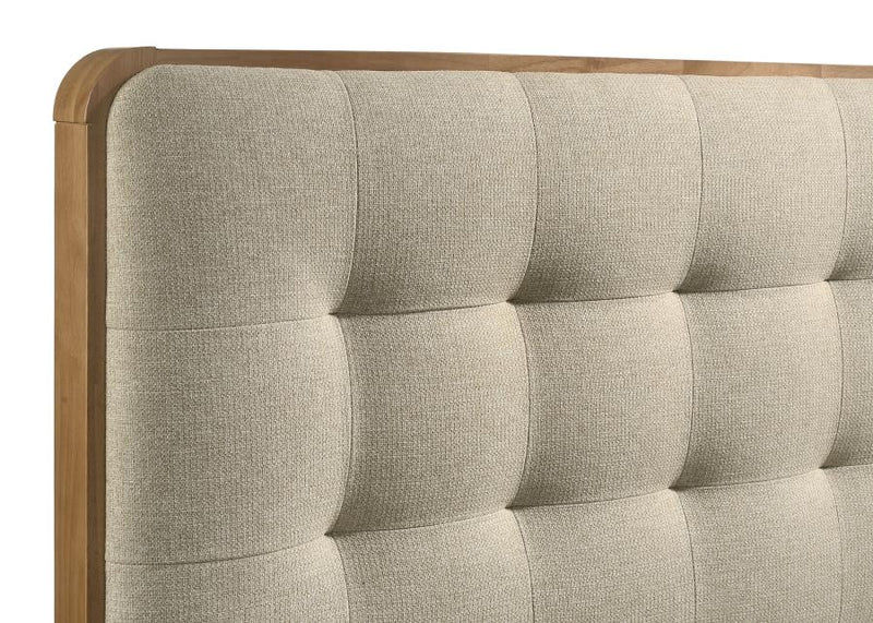 Robyn Wood California King Platform Bed Light Ash-zoom-