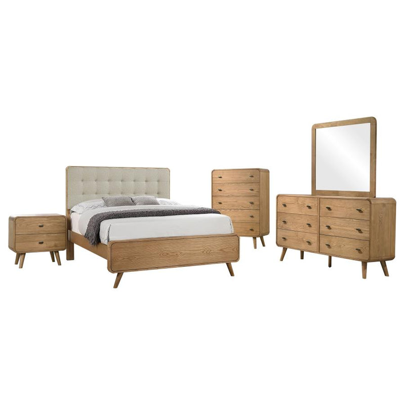 Robyn 5-piece Queen Bedroom Set Light Ash-zoom-