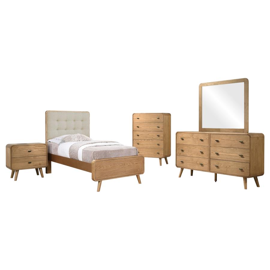 Robyn 5-piece Twin Bedroom Set Light Ash-zoom-2