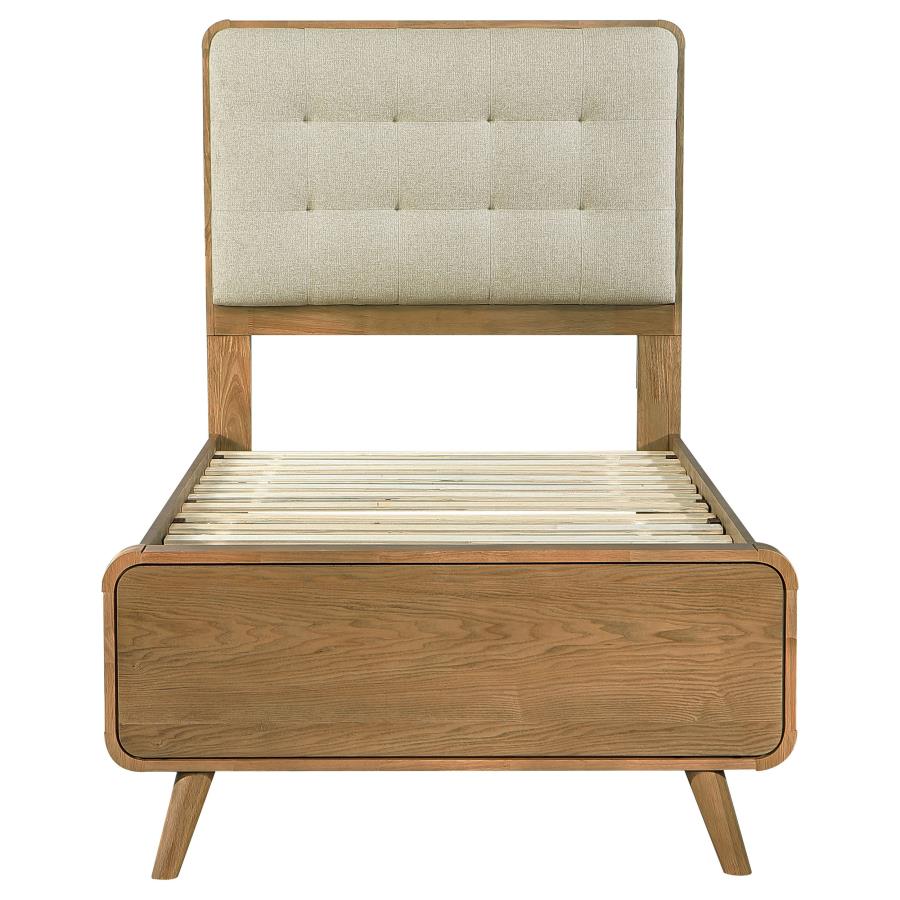 Robyn Wood Twin Platform Bed Light Ash-4