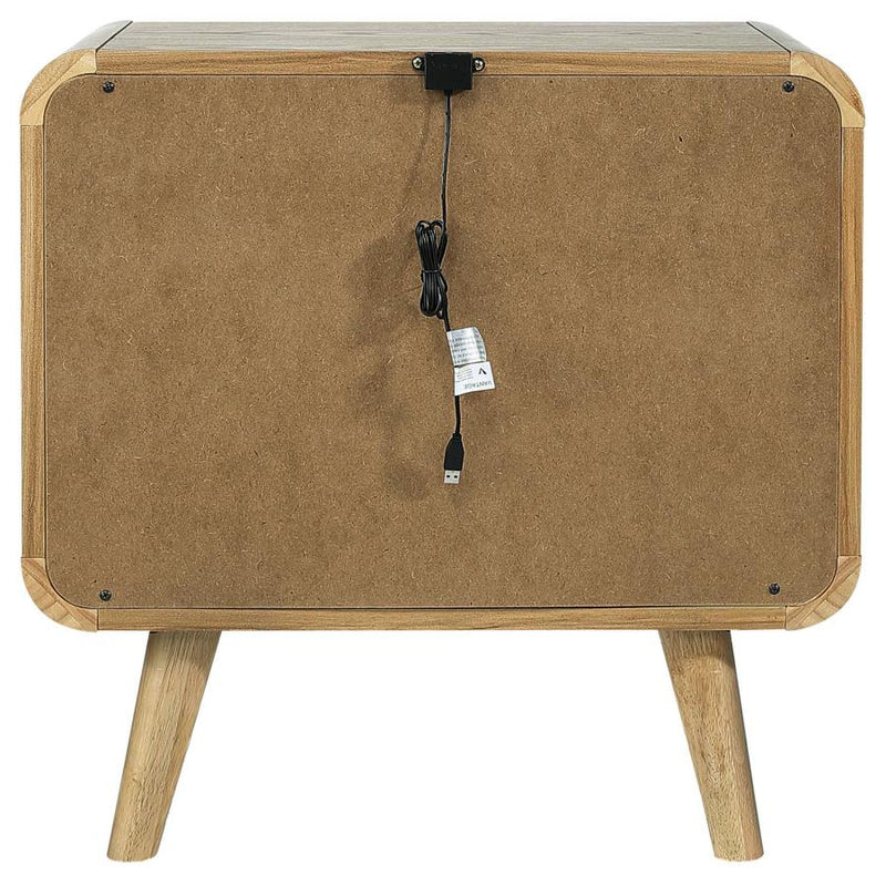 Robyn 2-drawer Nightstand Bedside Table Light Ash-zoom-