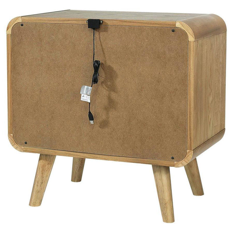 Robyn 2-drawer Nightstand Bedside Table Light Ash-zoom-