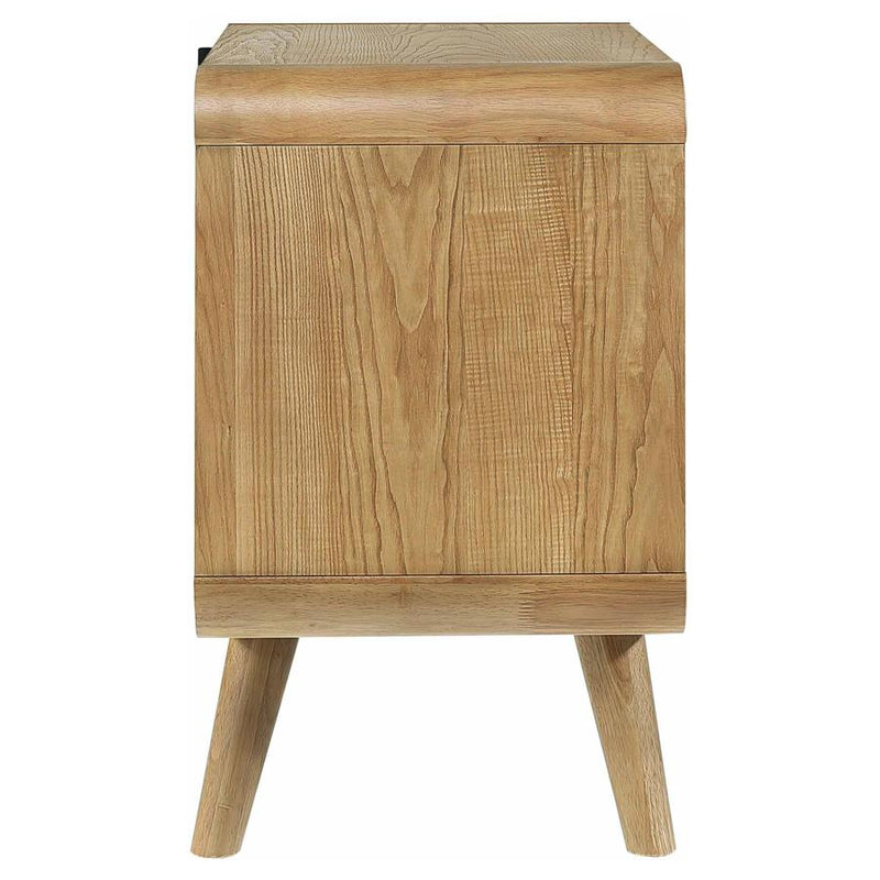 Robyn 2-drawer Nightstand Bedside Table Light Ash-zoom-