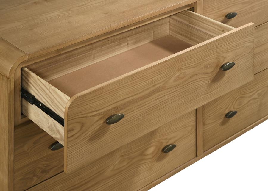 Robyn 6-drawer Bedroom Dresser Light Ash-10