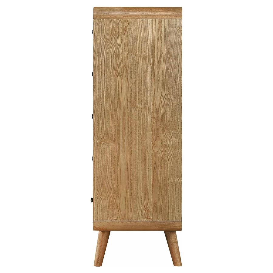 Robyn 5-drawer Bedroom Chest of Drawers Light Ash-zoom-5