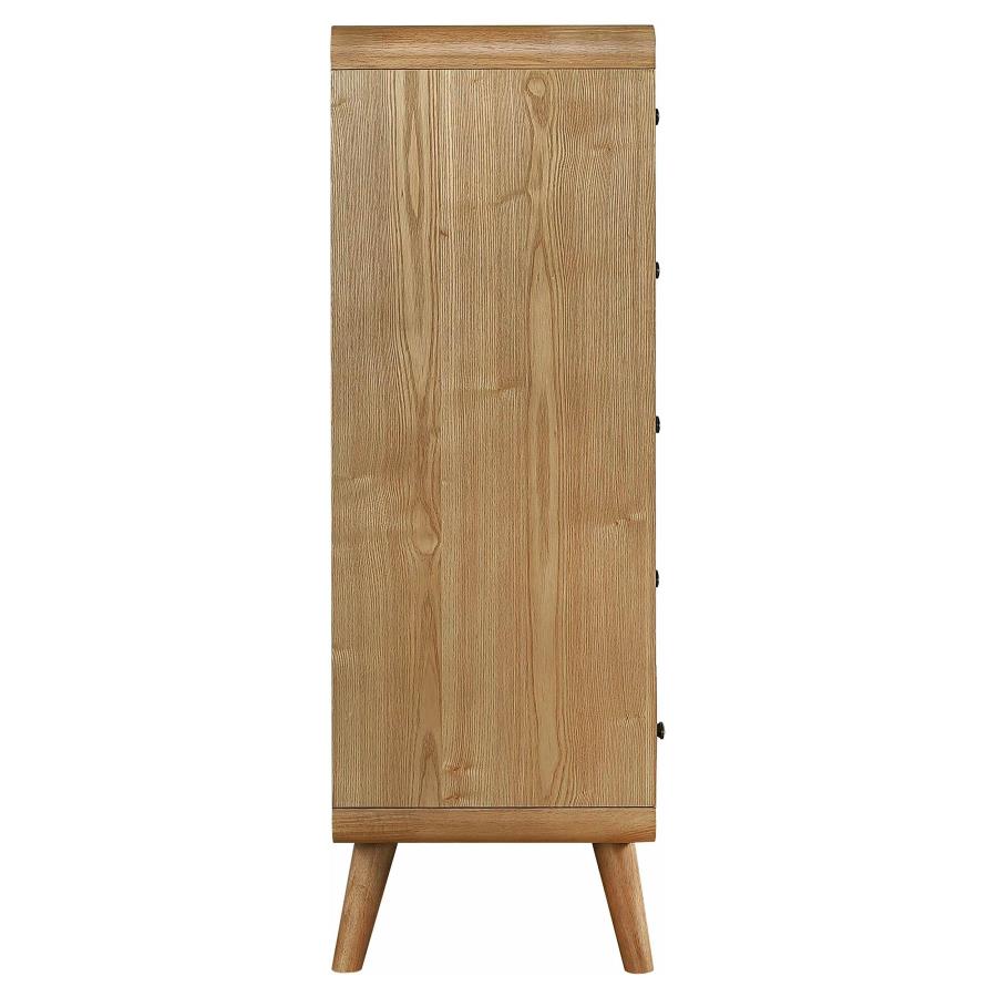 Robyn 5-drawer Bedroom Chest of Drawers Light Ash-zoom-9