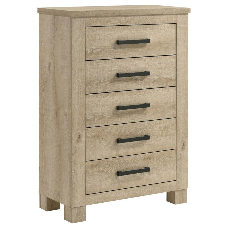 Oakglen 5-piece Queen Bedroom Set Weathered Oak-zoom-