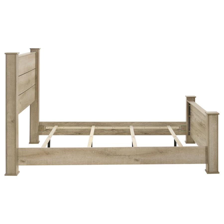 Oakglen 55-inch Queen Panel Bed Weathered Oak-6