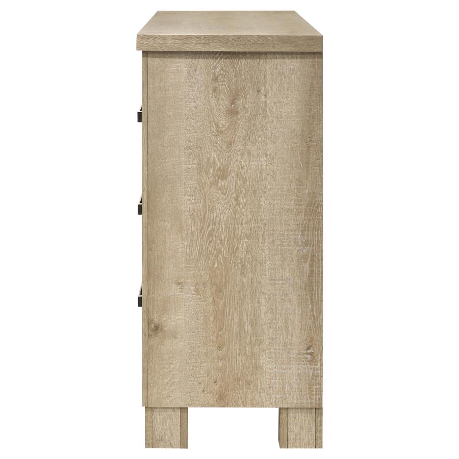 Oakglen 6-drawer Bedroom Dresser Weathered Oak-5
