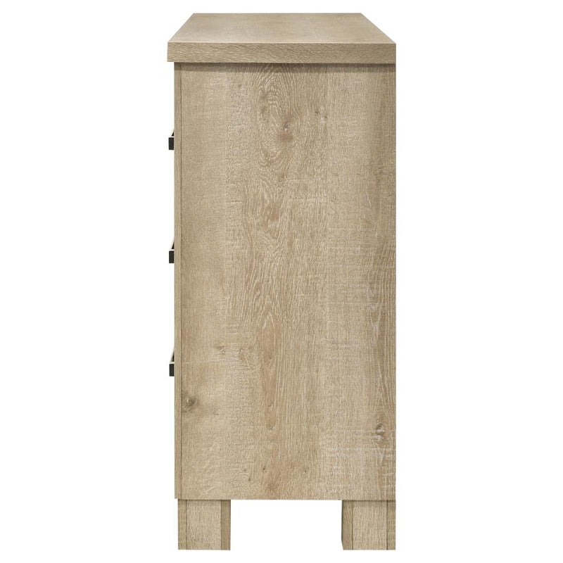 Oakglen 6-drawer Bedroom Dresser Weathered Oak-zoom-