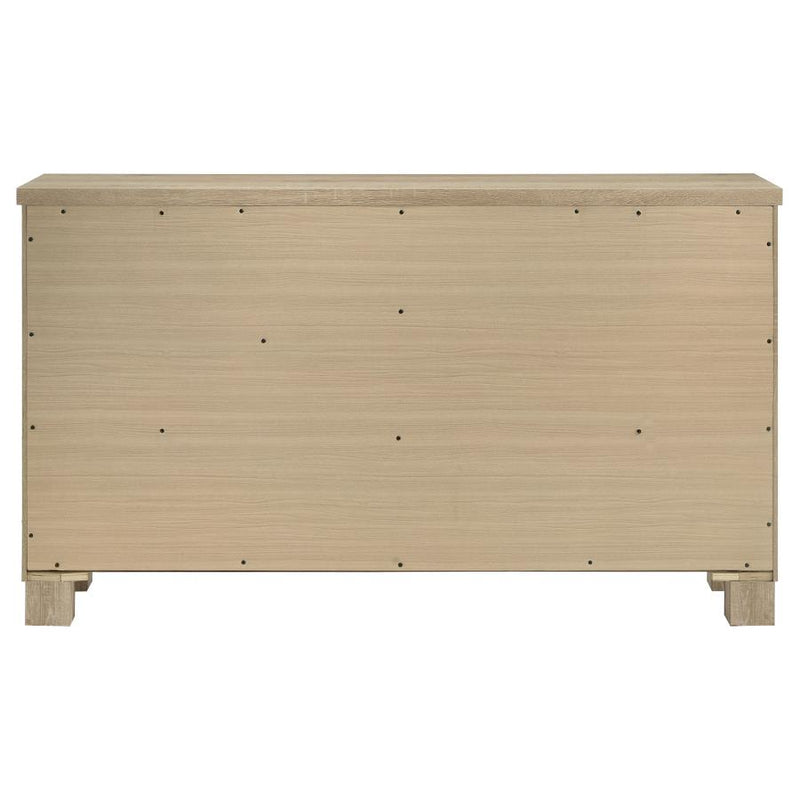 Oakglen 6-drawer Bedroom Dresser Weathered Oak-zoom-