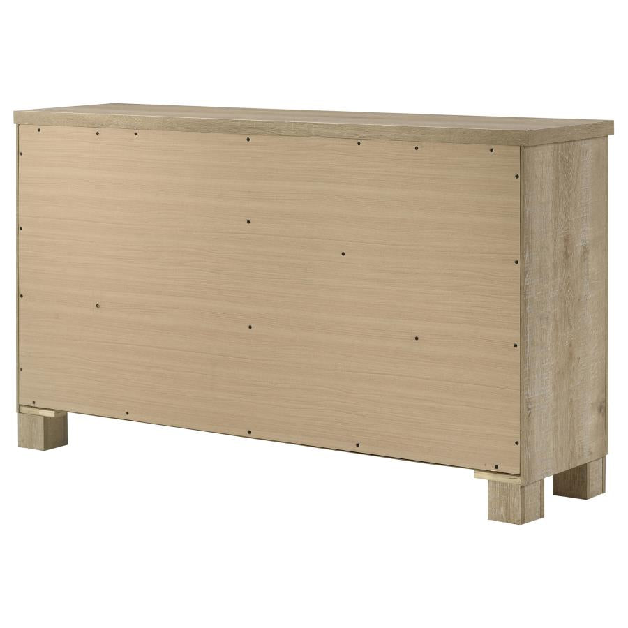 Oakglen 6-drawer Bedroom Dresser Weathered Oak-zoom-8