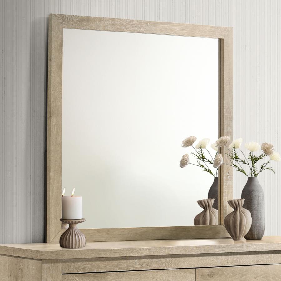 Oakglen Dresser Mirror Weathered Oak-2