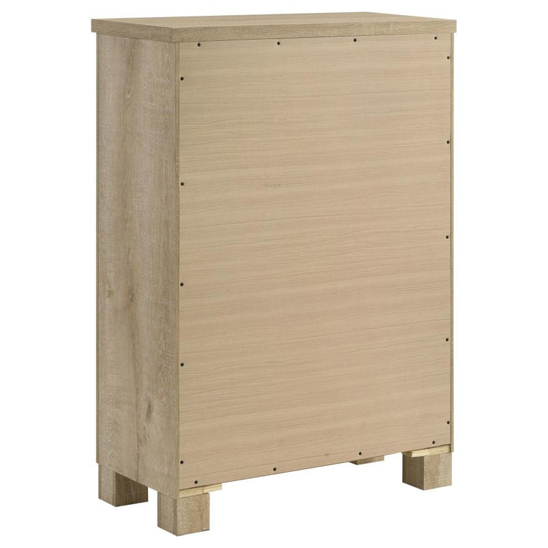 Oakglen 5-drawer Bedroom Chest of Drawers Weathered Oak-zoom-