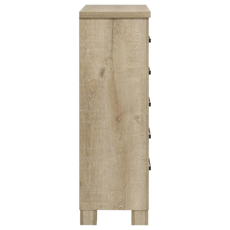 Oakglen 5-drawer Bedroom Chest of Drawers Weathered Oak-zoom-
