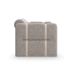 Caracole Cigar Club Chair – side view – Lusso Furniture Miami