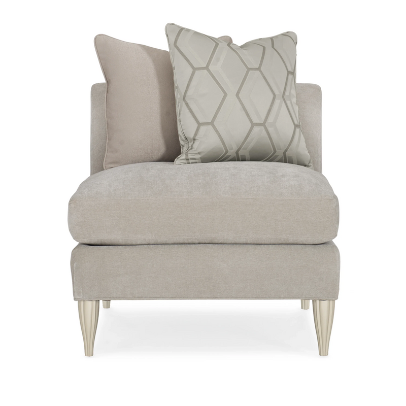 Caracole Fret Knot Armless Chair-zoom-