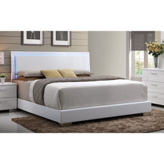 ACME Lorimar LED Bed – side view – Lusso Furniture Miami
