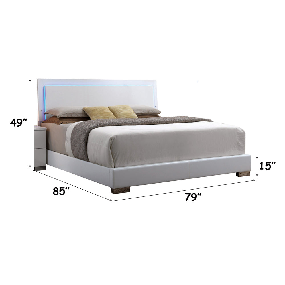 ACME Lorimar LED Bed – detail – Lusso Furniture Miami