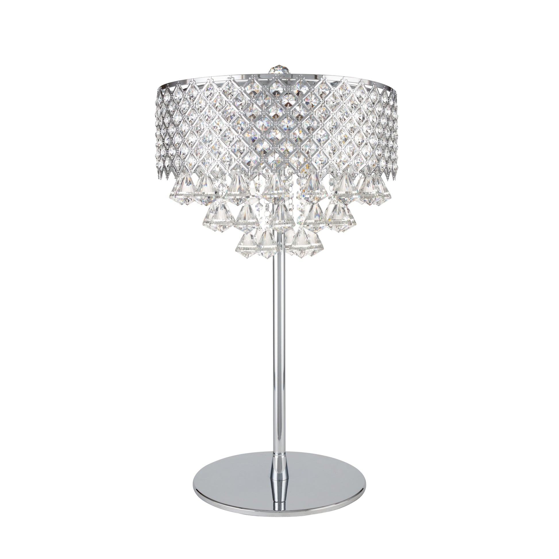 Grand Chrome Table Lamp // 6 Light-1
