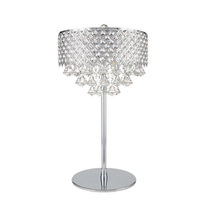 Grand Chrome Table Lamp // 6 Light-zoom-