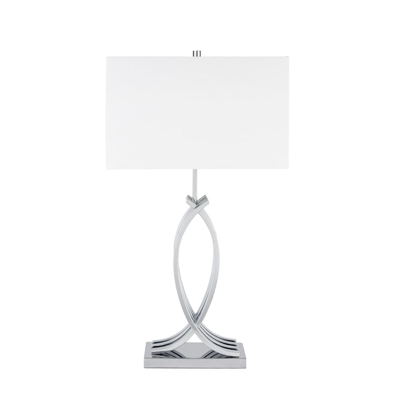 Unity in Chrome Table Lamp // 1 Light // USB Charger-zoom-