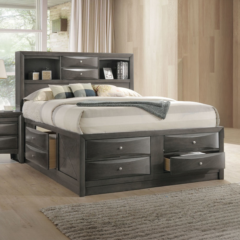 ACME Ireland Storage Bed – view 51 – Lusso Furniture Miami