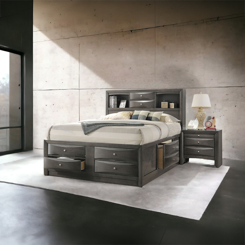 ACME Ireland Storage Bed – view 59 – Lusso Furniture Miami